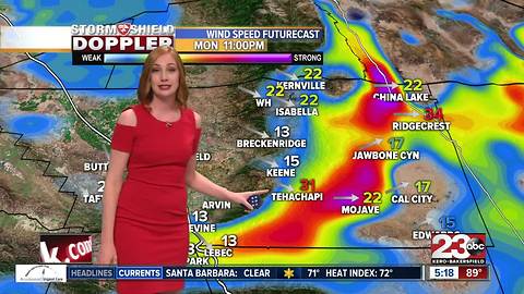 Our first big cool down comes tomorrow