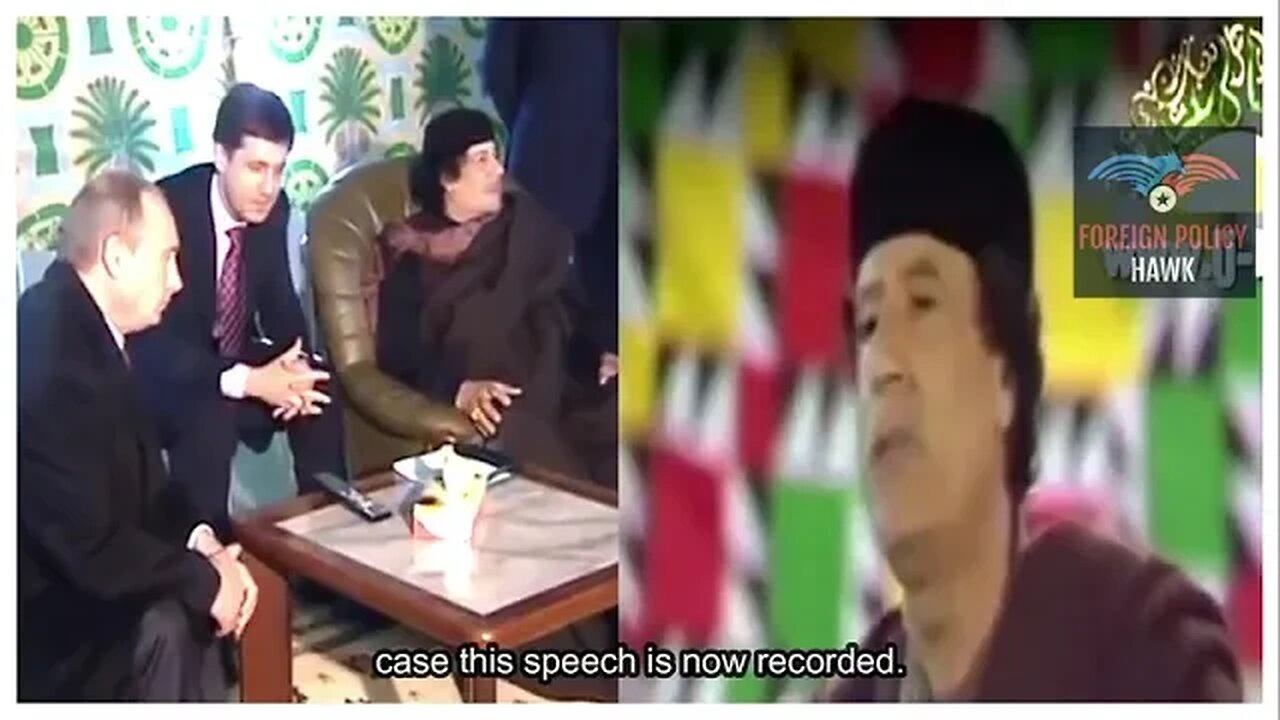 CHILLING GADDAFI PROPHECYON UKRAINE - AMERICA WILL COLLAPSE!!