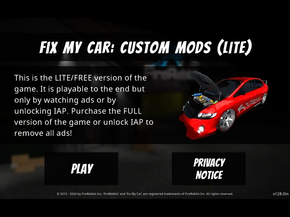 Fix My Car: Custom Mods (LITE) Gameplay