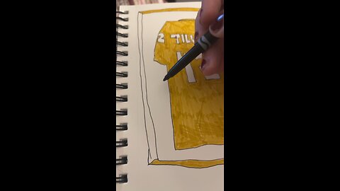 Gold ASU Football Jersey art video