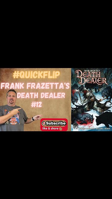Frank Frazetta's Death Dealer #12 Opus Comics #QuickFlip Comic Book Review Iverson,Medellin #shorts