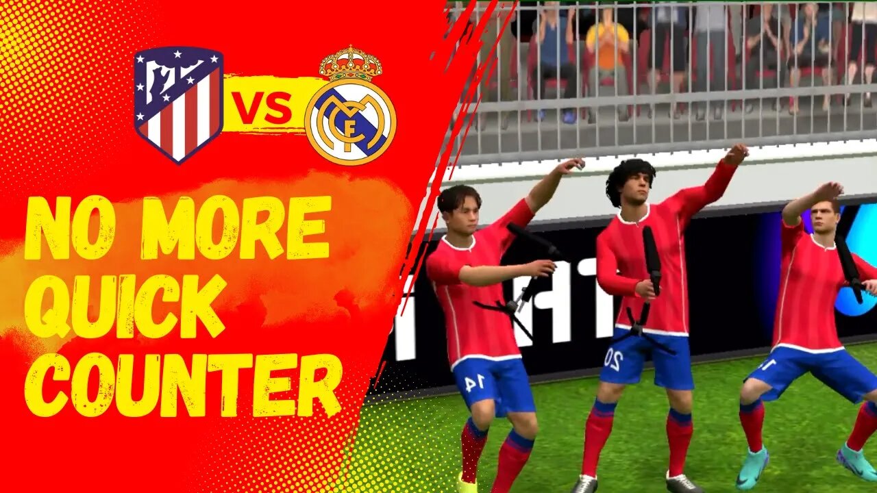 Quick Counter Again?! | Atlético de Madrid vs Real Madrid CF | Efootball 2024 ✔