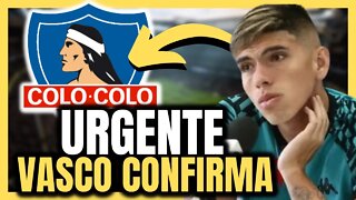 URGENTE! VASCO CONFIRMA! NOTÍCIAS DO VASCO