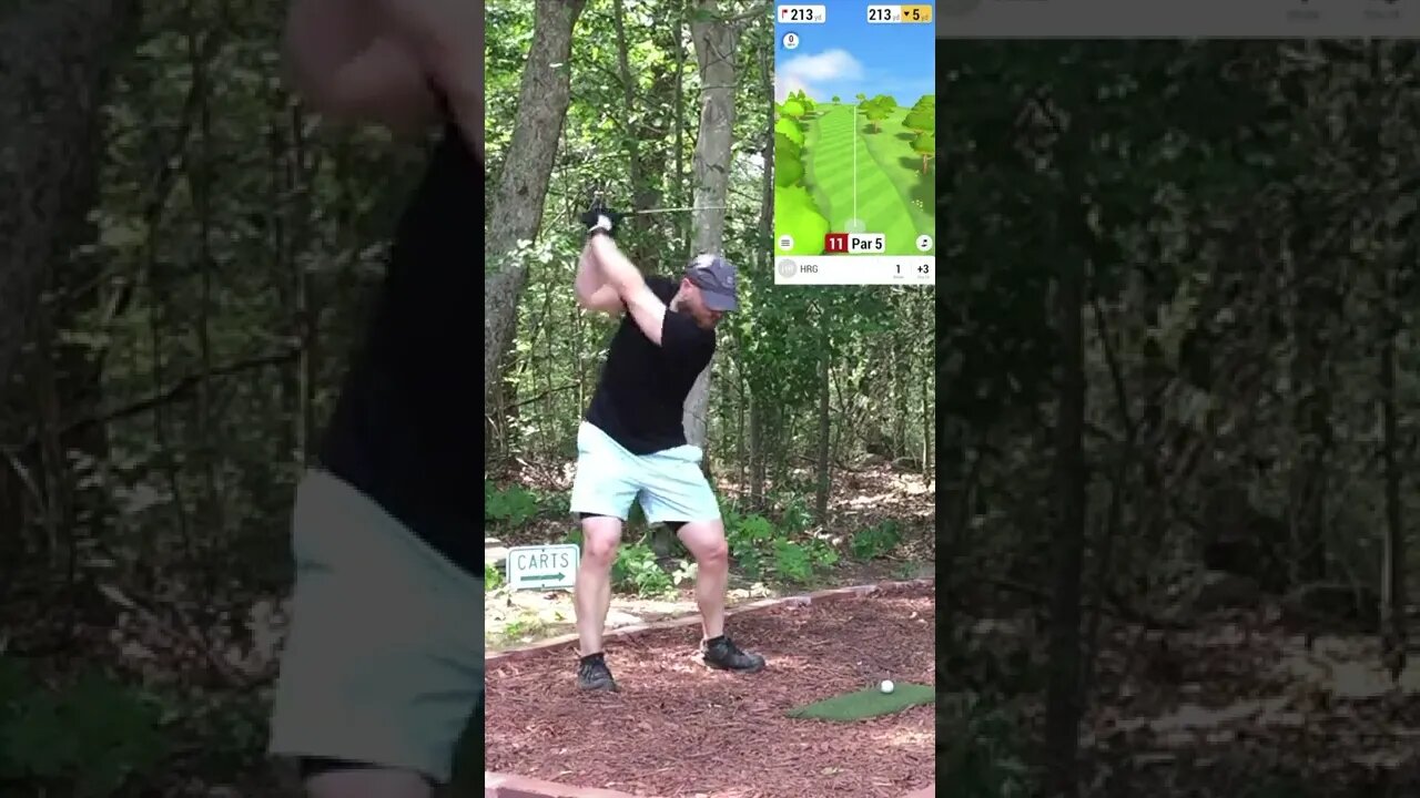 Hole 11 - Farrington Duchy #Shorts #Golf #GarminR10 #SimGolf #YoutubeShorts