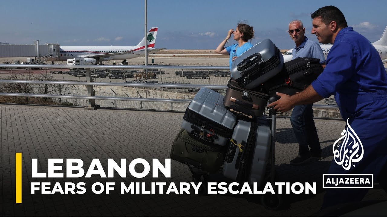 Risk of regional military escalation: Thousands flock to Beirut Airport to flee country