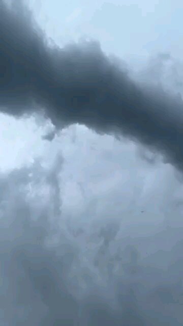 Tornado: Giant Tornado forming & touching down.