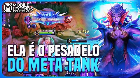 NOVA BUILD E EMBLEMA DA KARRIE | ANTI META TANK | MLBB