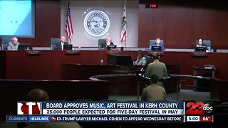 Board approves 5-day music, art festival in Kern County