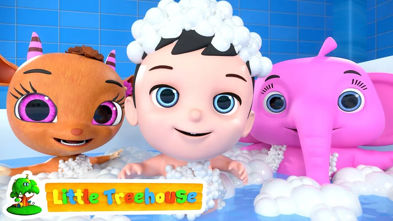 Bath Time Song | Scrub A Dub Dub | Nursery Rhymes & Kid Songs | Preschool Music by Little Treehouse