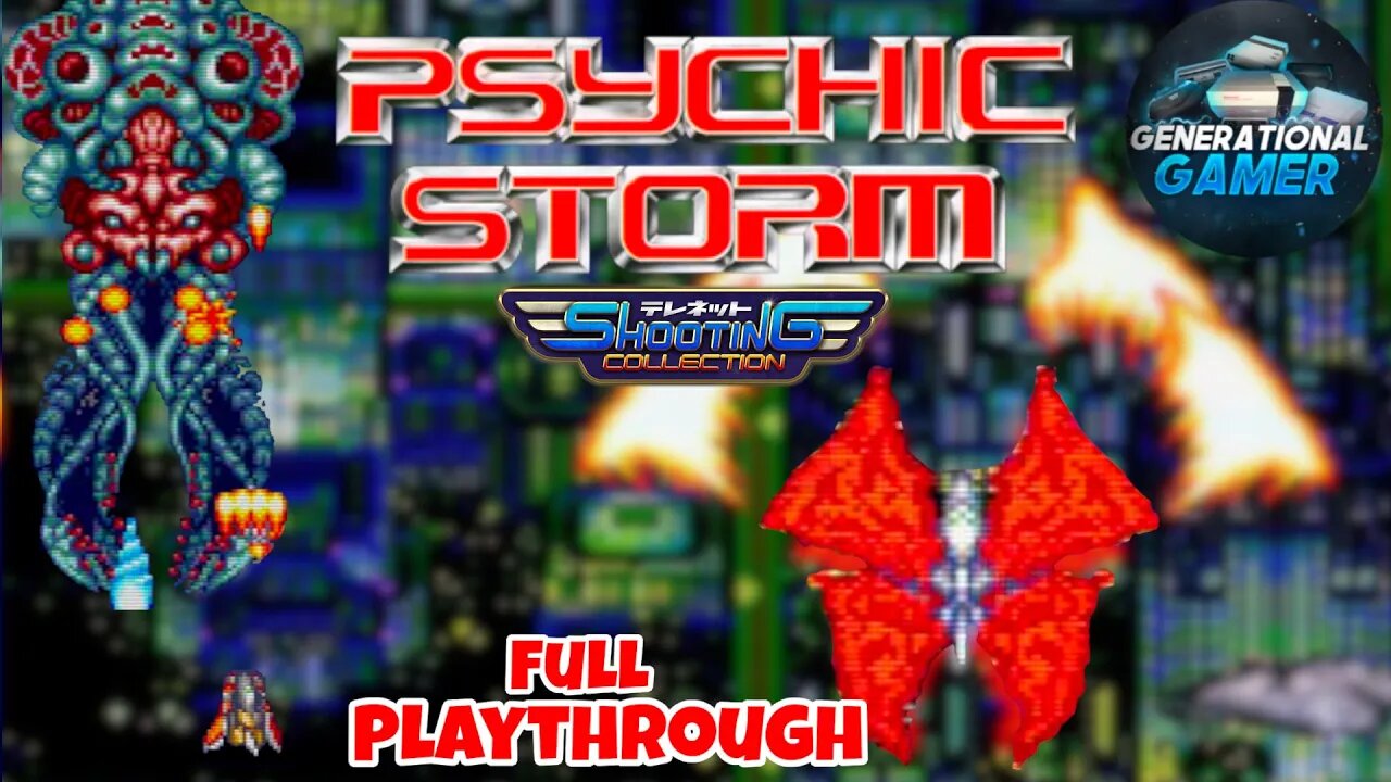 Playthrough Of Psychic Storm From Edia's Telenet Shooting Collection