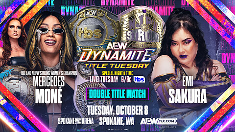 Mercedes Mone Retains AEW and NJPW Titles! Kris Statlander Makes Shocking Save! #shorts
