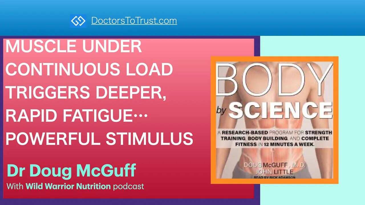 McGuff 2: MUSCLE UNDER CONTINUOUS LOAD TRIGGERS DEEPER, RAPID FATIGUE…POWERFUL STIMULUS