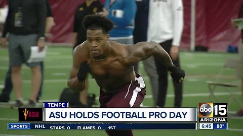 ASU holds Football Pro Day