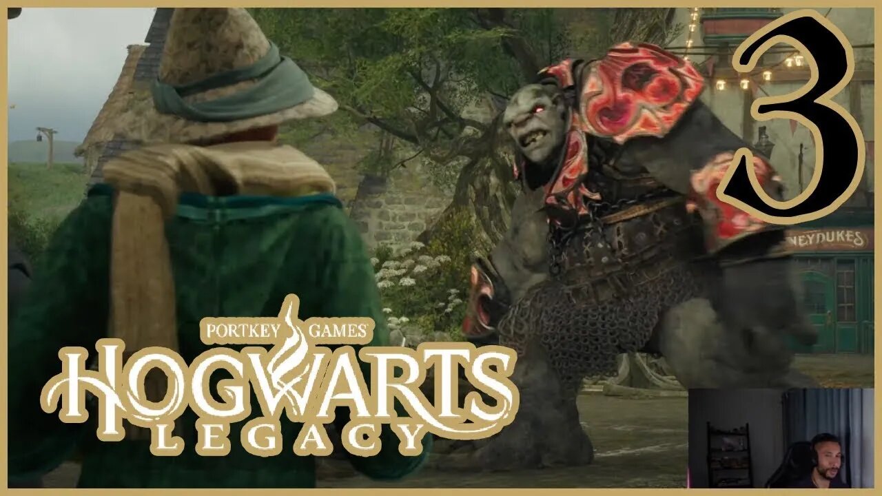 Hogwarts Legacy | Sexiboi One Fights a Troll & Uncovers a Book of Secrets! | Part 3