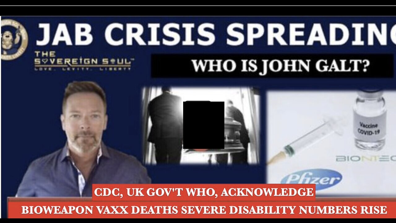 JAB DEATHS & DISABILITY #'S RISE, SPIKE PROTEIN DANGER ACKNOWLEDGED WHAT CAN U DO? THX John Galt