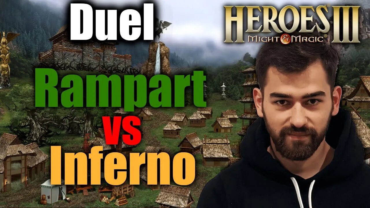 Rampart vs Inferno | Gluhammer Heroes HotA 3 Multiplayer PL