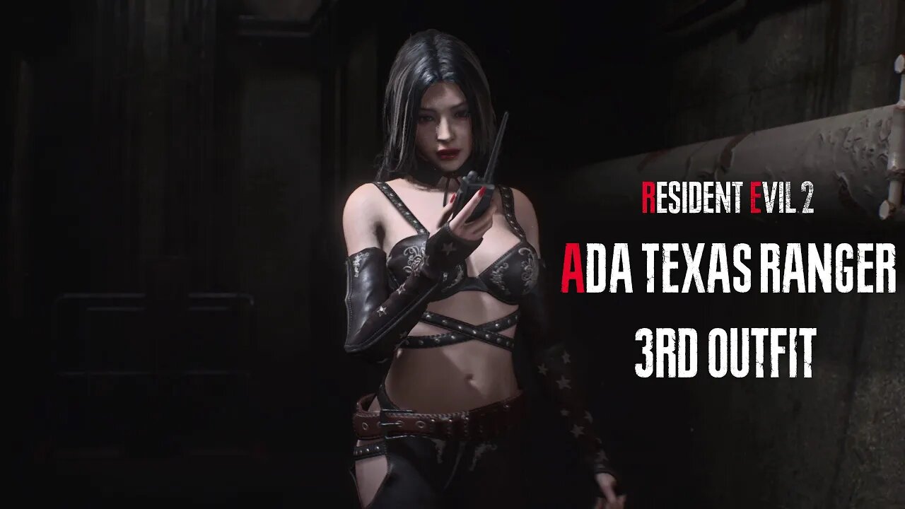 Resident Evil 2 Remake Ada Texas Ranger 3rd Outfit