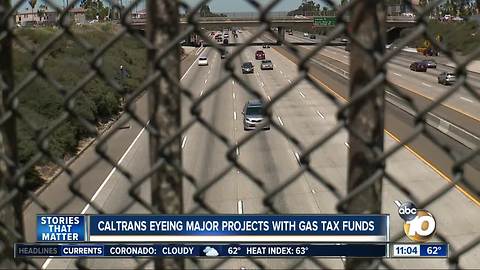 Caltrans eyeing major projects with gas tax funds