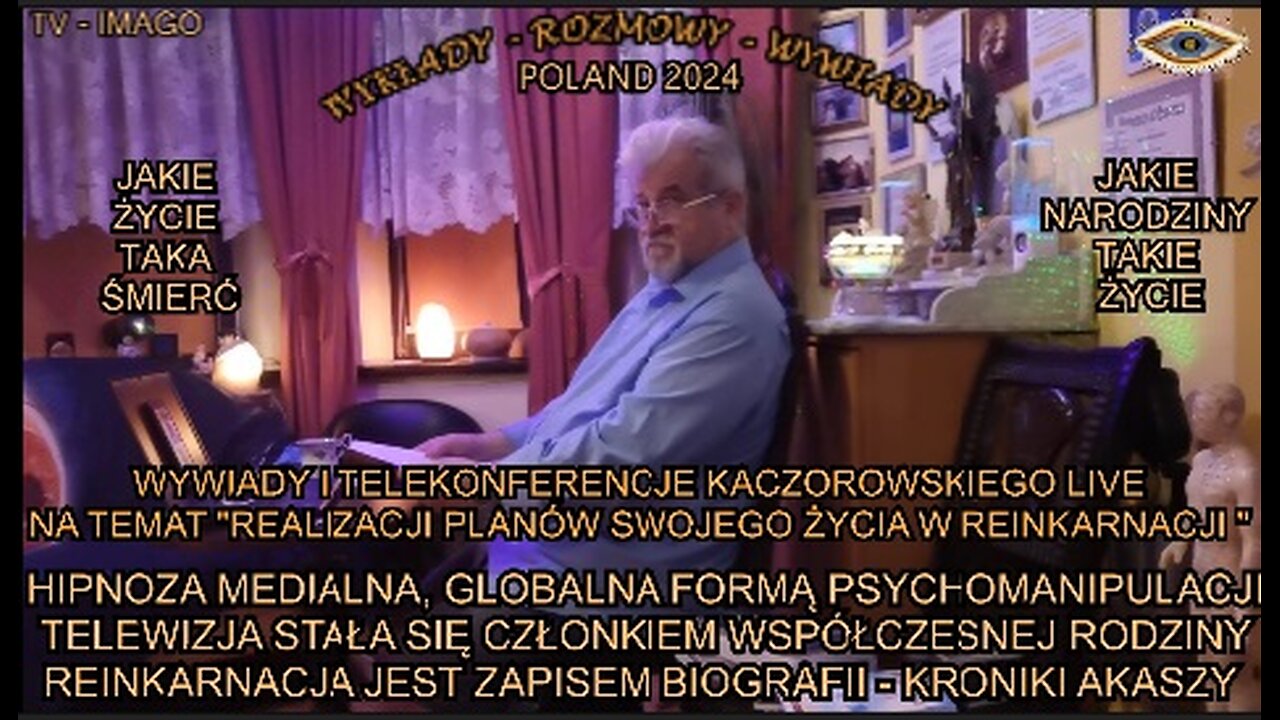 HIPNOZA MEDIALNA, GLOBALNA FORMĄ PSYCHOMANIPULACJI. TELEWIZJA STAŁA SIĘ CZŁONKIEM WSPÓŁCZESNEJ RODZINY. REINKARNACJA JEST ZAPISEM BIOGRAFII - KRONIKI AKASZY.