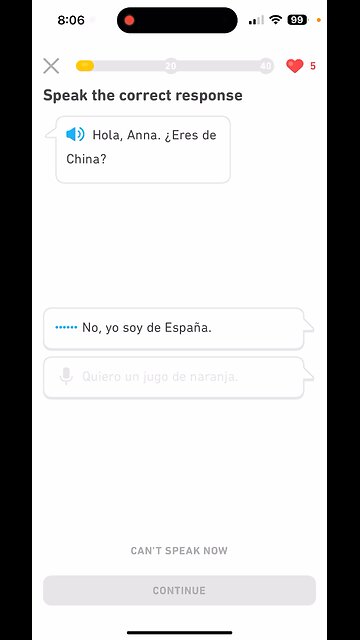 Duolingo Spanish Day 79
