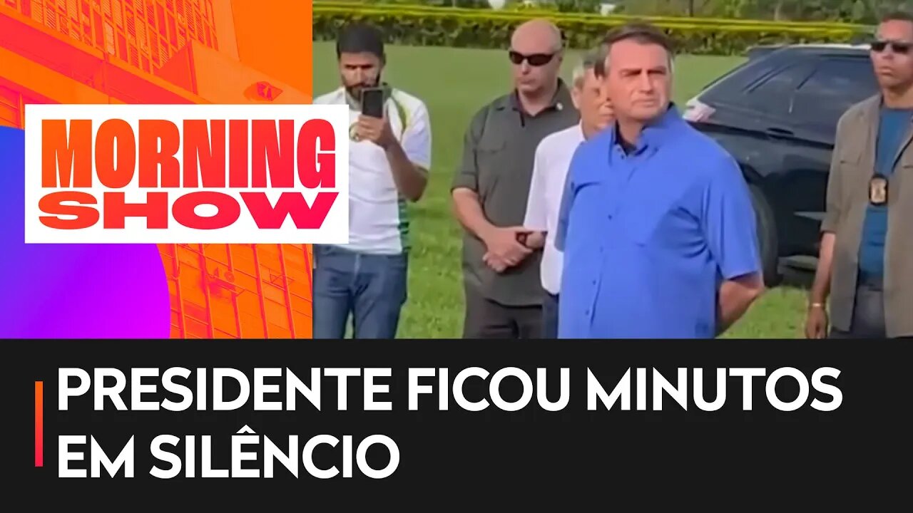 Bolsonaro reaparece 24 horas antes da diplomação de Lula