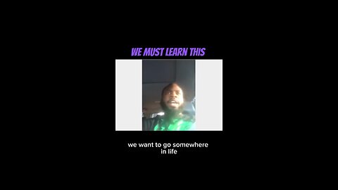 We Must Learn This #dayodman #motivation #eeyayyahh #motivationalspeaker #positivity