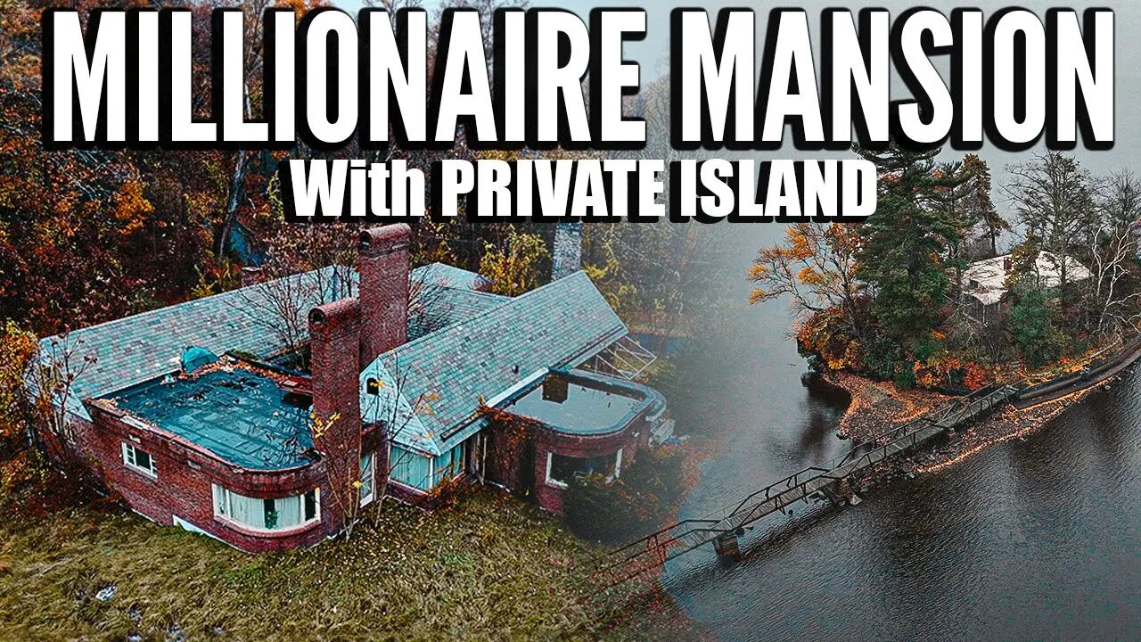 Exploring an Abandoned Million Dollar Mansion That's LEFT on his LUXURY ISLAND