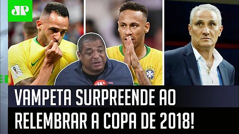 "EU VOU FALAR! O Brasil TERIA GANHADO a Copa de 2018 se..." OLHA o que Vampeta FALOU!