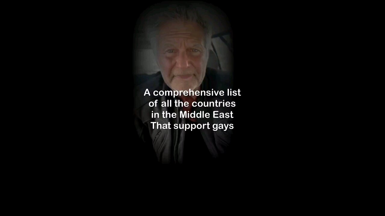Here's a list of all the countries in the Middle East that support Gays