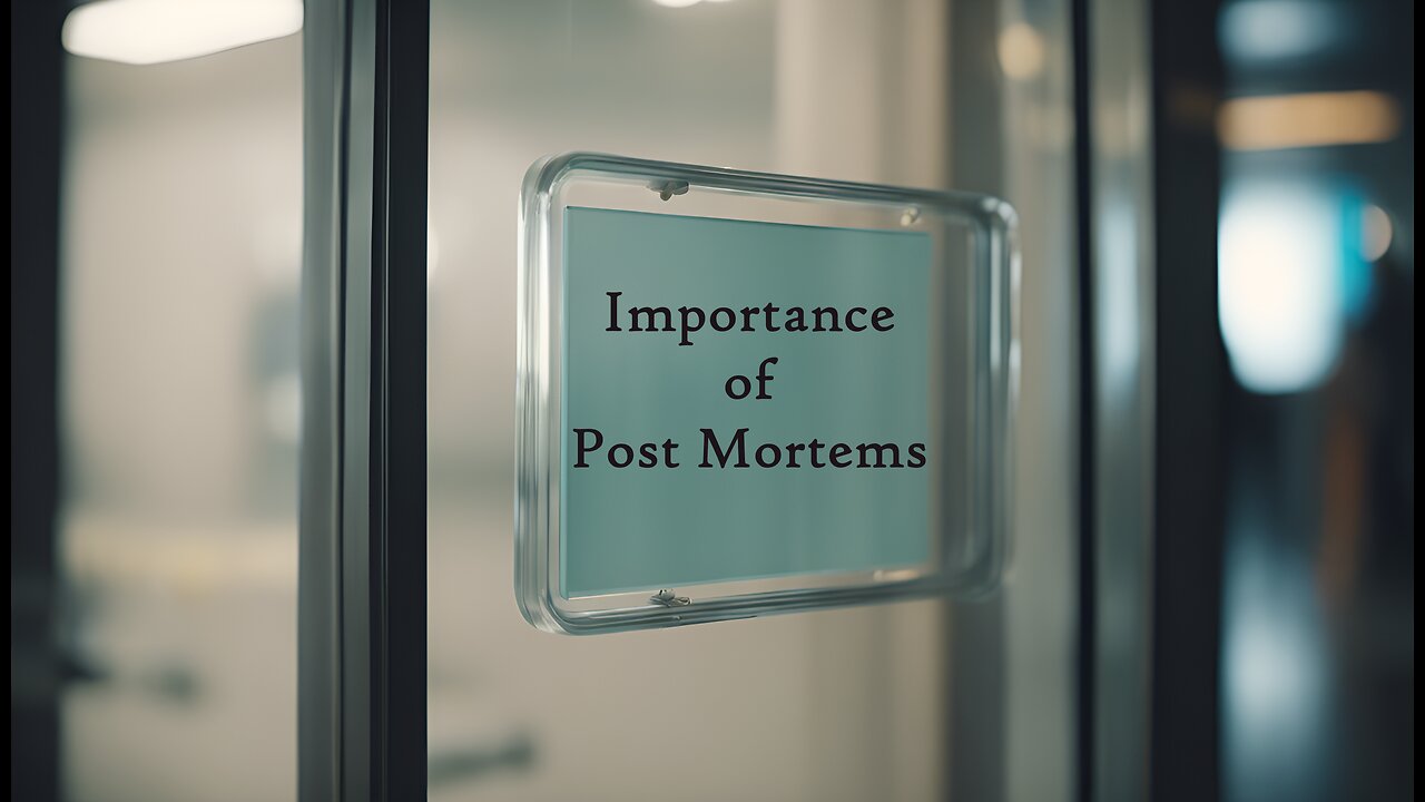 E257 Importance of Postmortems