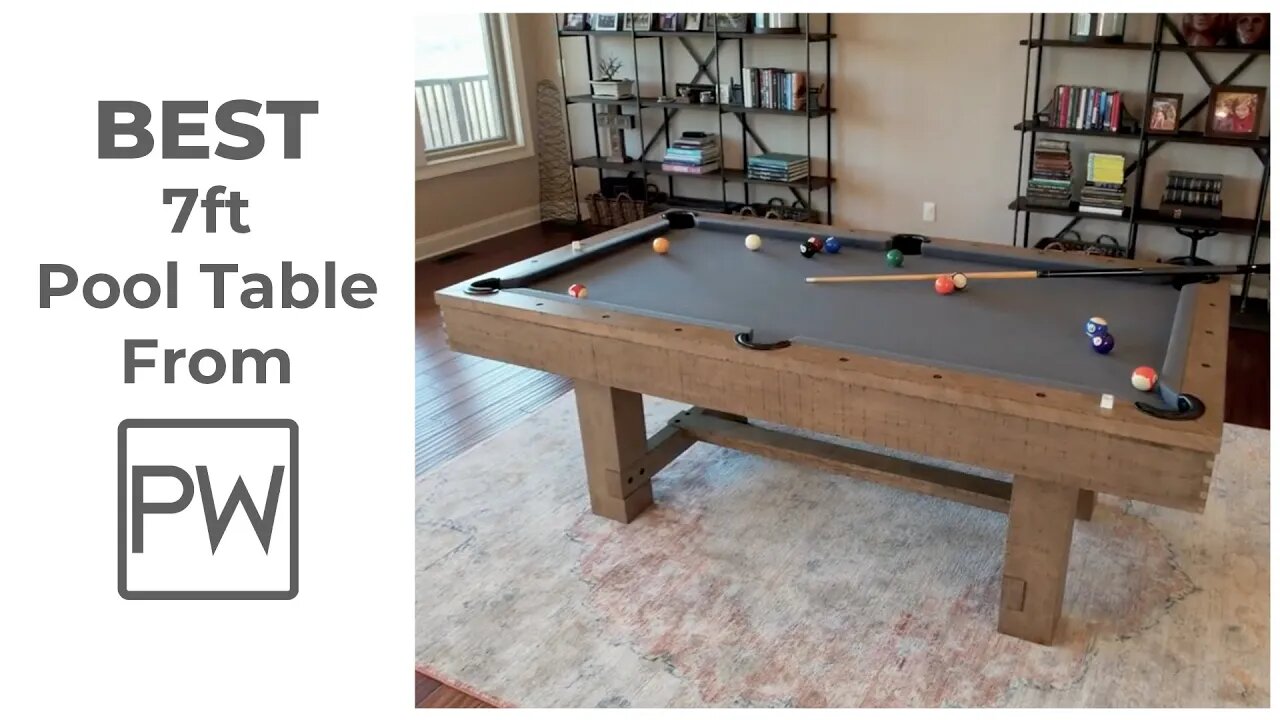 Best 7' Pool Table! Smoky Mountain Nights | Pool Warehouse