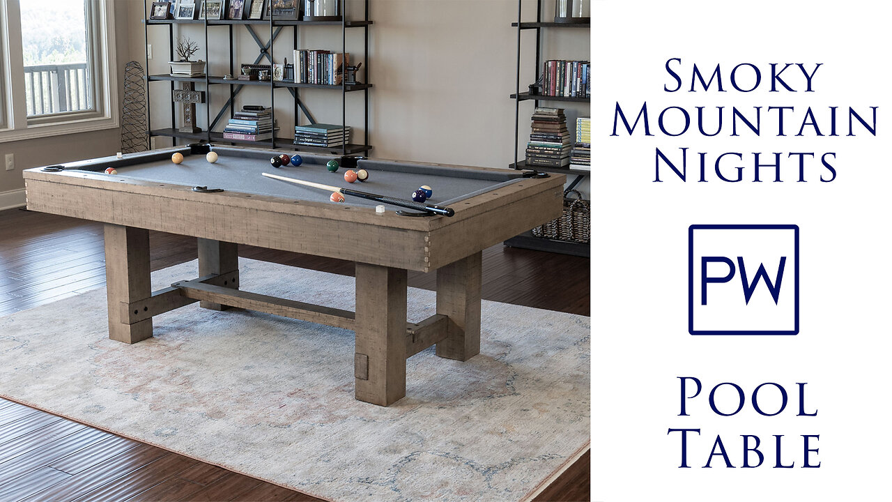 Best 7' Pool Table! Smoky Mountain Nights | Pool Warehouse