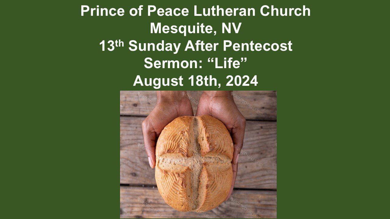 PART 1: Thirteenth Sunday After Pentecost Divine Service