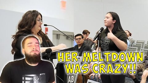 Kristan Hawkins makes WOKE liberal student have a MELTDOWN.. |First time reacting to Kristan Hawkins