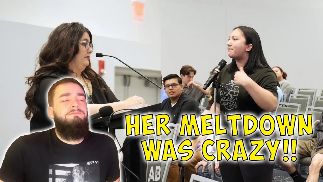 Kristan Hawkins makes WOKE liberal student have a MELTDOWN.. |First time reacting to Kristan Hawkins