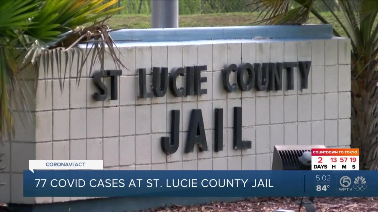 Record number of COVID-19 cases in St. Lucie County Jail