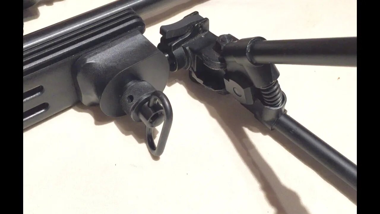 Versa-Pod Flat-Top Rifle Stock Mount for Sling and Bipod
