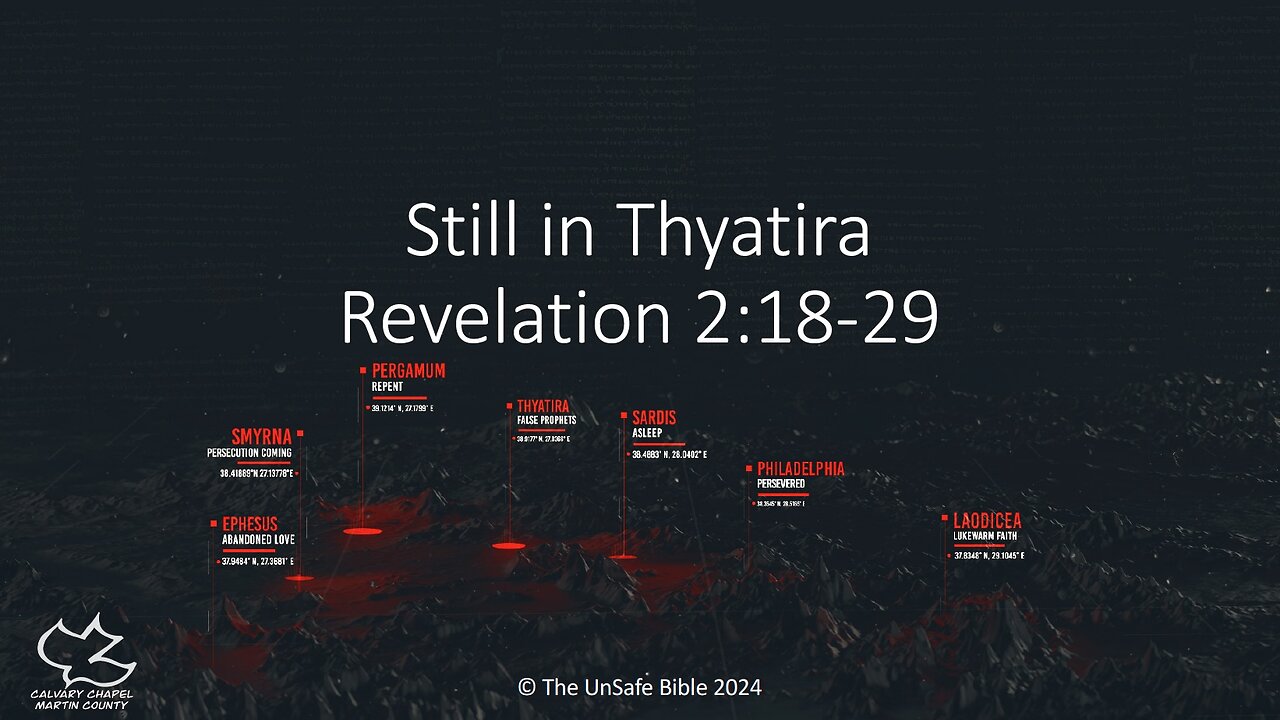 Revelation 2:18-29 Part 2 Still in Thyatira