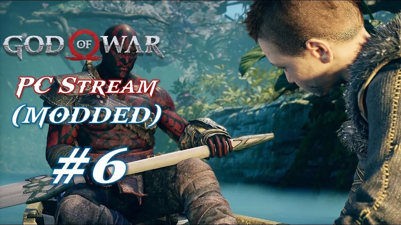 God of War (Modded PC Stream) with Darth Kratos AND Mjolnir!!! | Stream #6