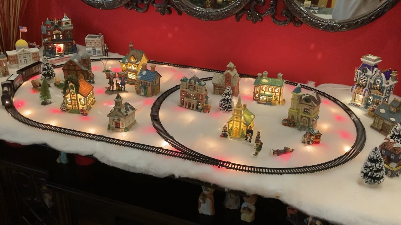 Pastor and Pastorette’s Train Set and Village