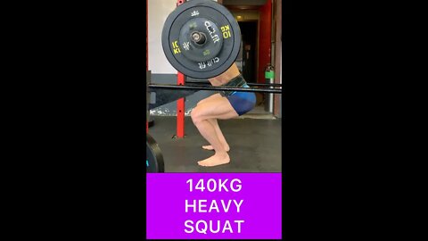 140kg SQUAT | WARM UP EXERCISE | SQUAT WORKOUT #shorts