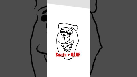 Frozen Olaf Santa Cup Drawing #frozen #santa #olaf