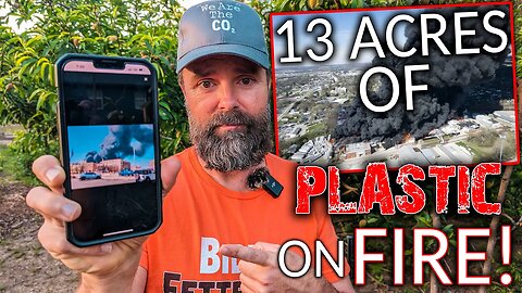 NOT AGAIN! • 🔥13 Acres Of PLASTIC Catches On FIRE In Indiana!