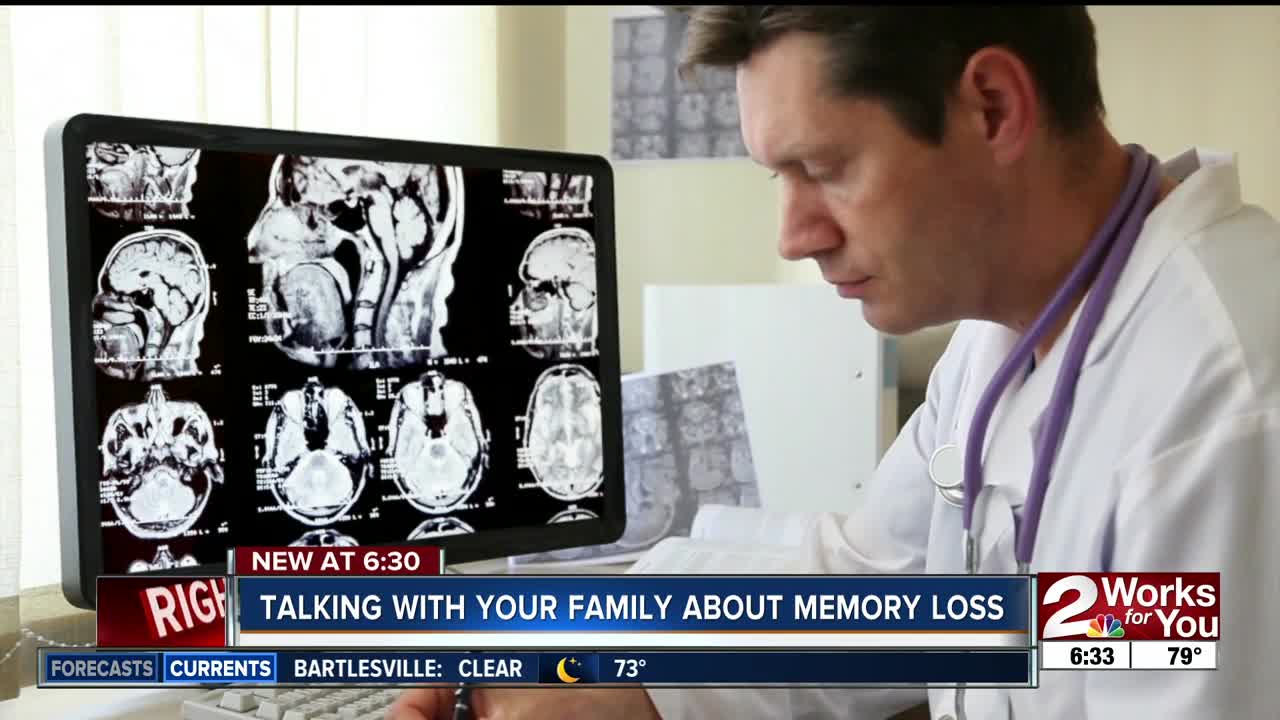 Talking with your family about memory loss