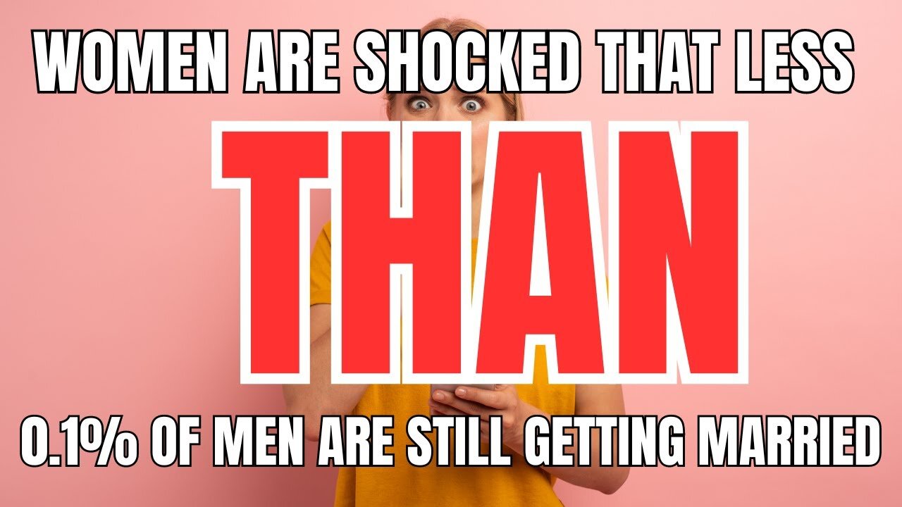 Less than 0.1% out of every 1000 Men are still Getting Married