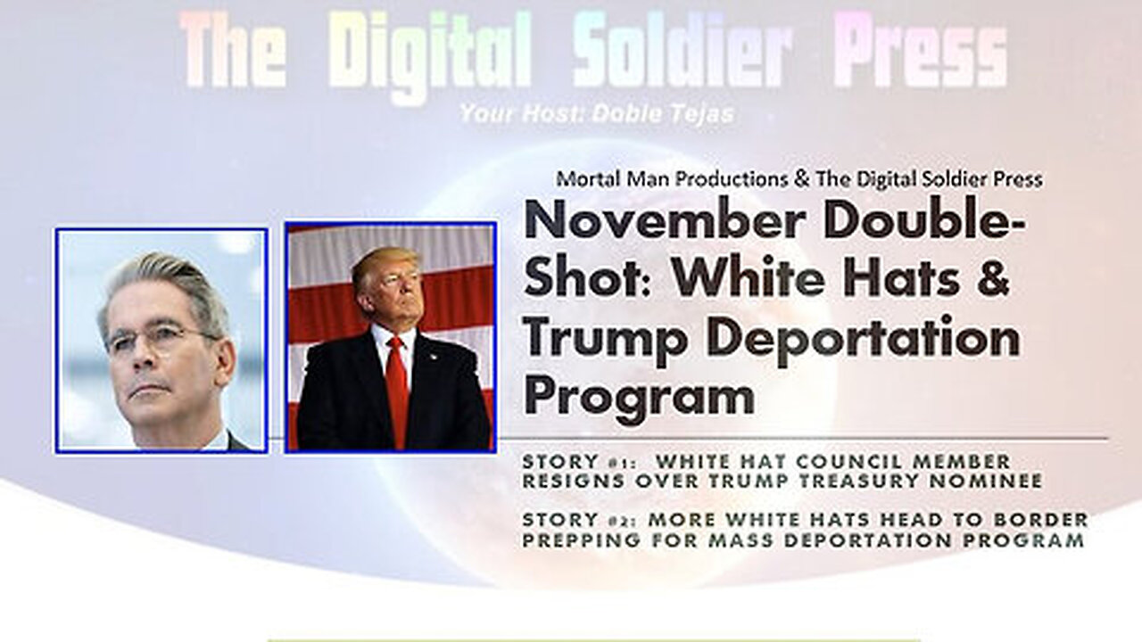 November Double Shot - White Hats Council and Trump & Border