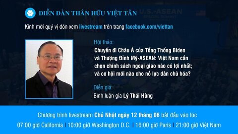 Hội luận với ông Lý Thái Hùng: VN Trong Bối Cảnh Thế Giới Mới Thách Thức và Cơ Hội