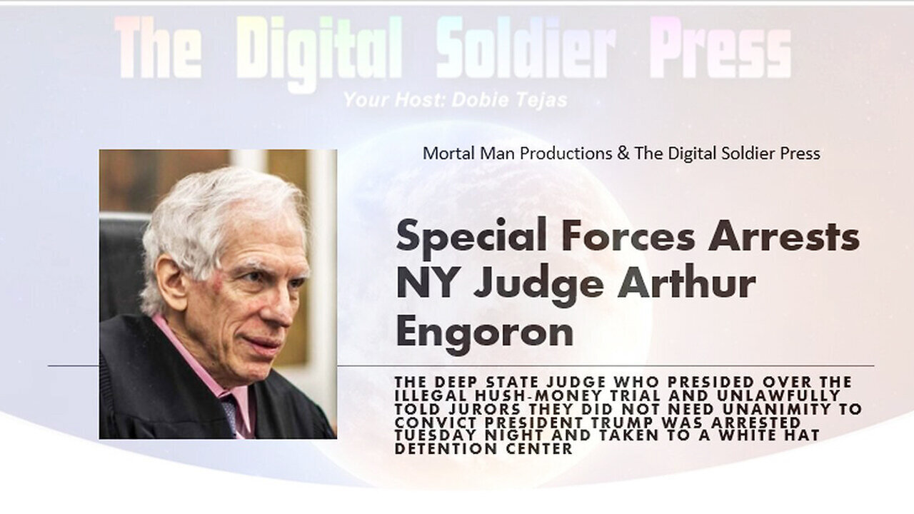 Special Forces Arrests NY Judge Arthur Engoron - 7/23/24..