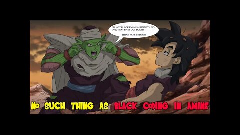 Piccolo from Dragon Ball Z isn't black, Black coding in anime isn't a thing