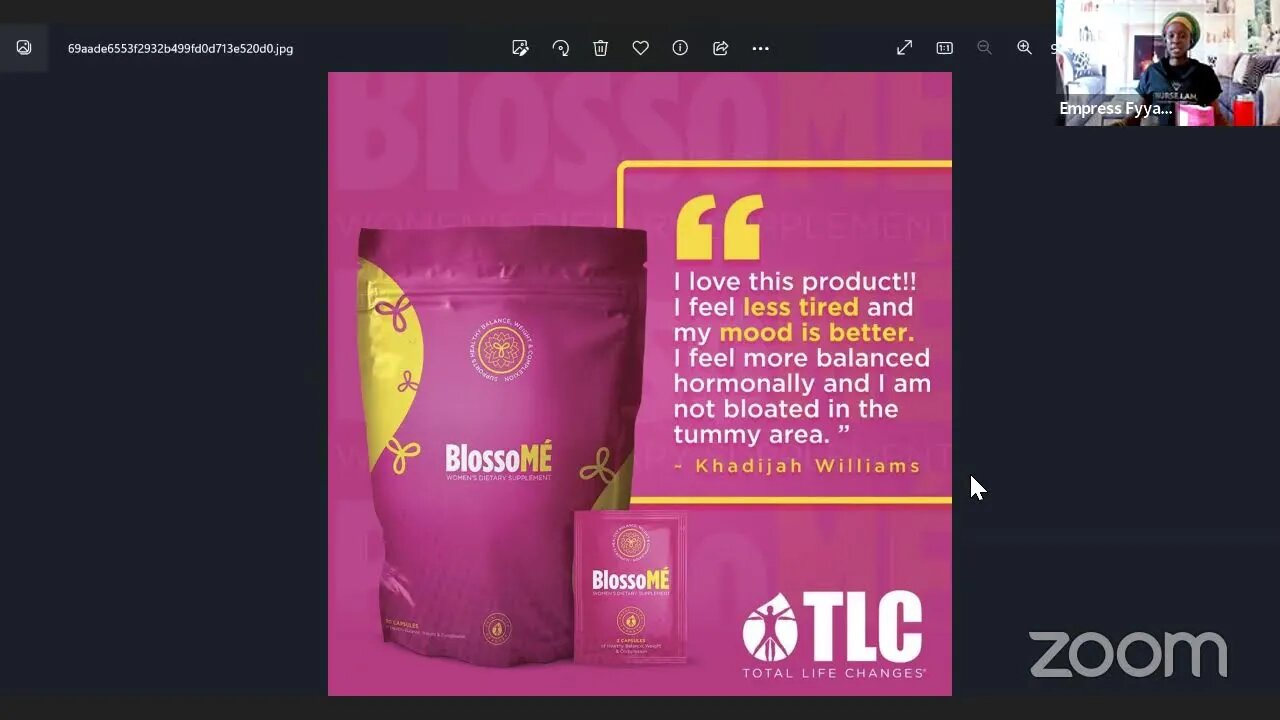 BlossoME - a supplement made to help women live life to the fullest.